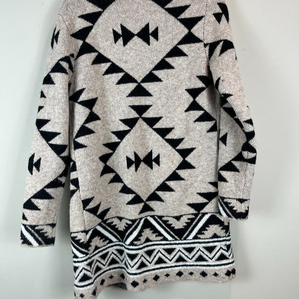 Women's Frye Open front Southwestern Design Sweater Size S